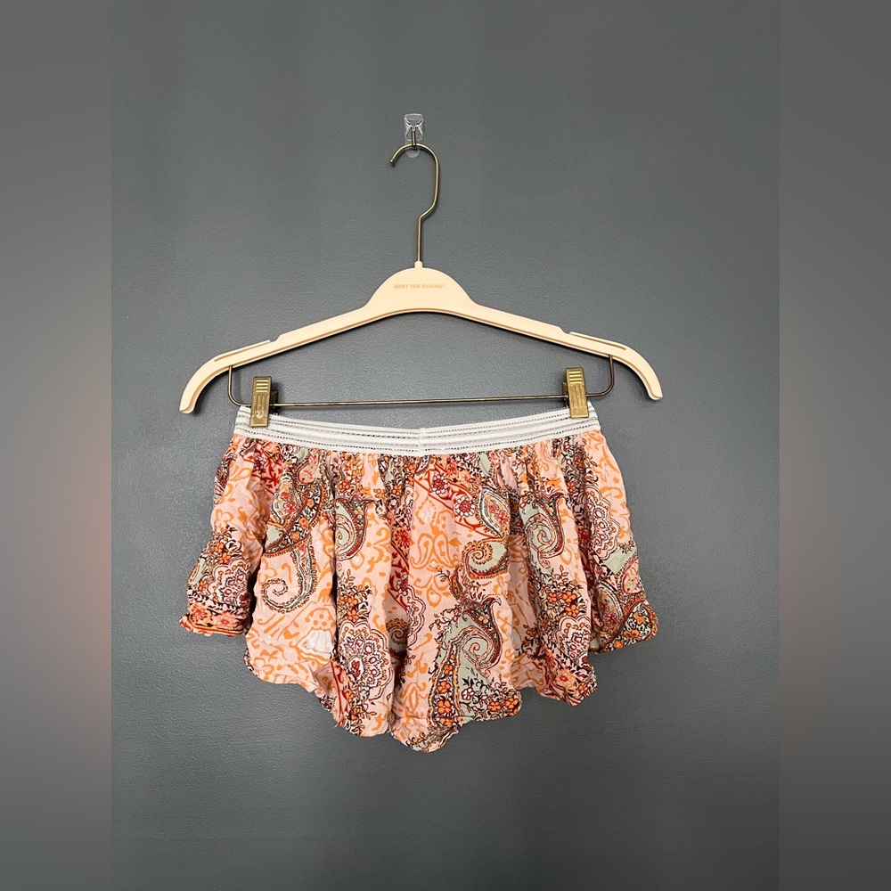 Victoria's Secret Flouncy Floral Shorts Paisley Print Sleep Shorts